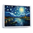 thumbnail image 2 of Designart "Of France Masterpiece South wall art" Architecture Floater Framed Canvas Print, 2 of 7