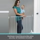 thumbnail image 2 of Toddleroo by North States Baby Gate for Stairs and Doorways: Essential Stairway & Walkway Gate, Fits Openings 24.5-40.25 Wide. Safety Latch, Hardware Mount. (30 Tall, White), 2 of 5