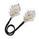 thumbnail image 1 of Rizador de pelo con forma de flor, cola de pez, plumas y diamantes de imitación, herramienta para hacer moños, enrollador rápido para cabello largo, accesorios para peinar el cabello de mujer, 1 of 8