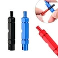 thumbnail image 4 of ziyahi Double-head Bicycle Wrench Valve Core Disassembly Tool Multifunction Valve Core Removal Tool Wrench Disassembly Tubeless Tool black 1Set, 4 of 6