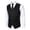 Black, variant on Bcfgryg Mens Business Formal Casual Wedding Banquet Vest V Neck Sleeveless Slim Jacket Suit Vest Mens Casual Vest Black L