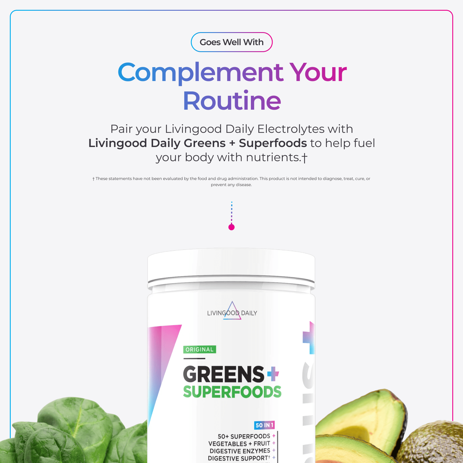 Livingood Daily Electrolytes Powder, Electrolytes Hydration Drink Mix With Vitamin C, Magnesium, Taurine & Sea Salt, Electrolyte Supplement For Energy & Hydration, Keto, Berry Frost Flavor, 30 Srvgs