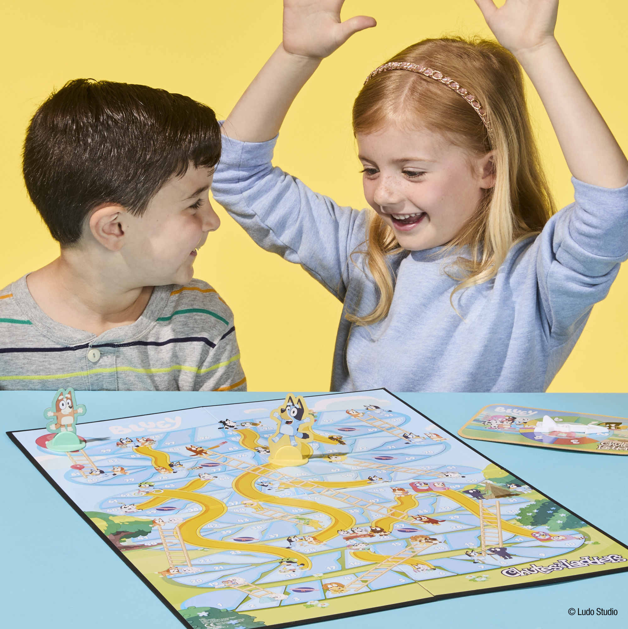 Chutes and Ladders Bluey Edition Board Game, Ages 3+ photo 6