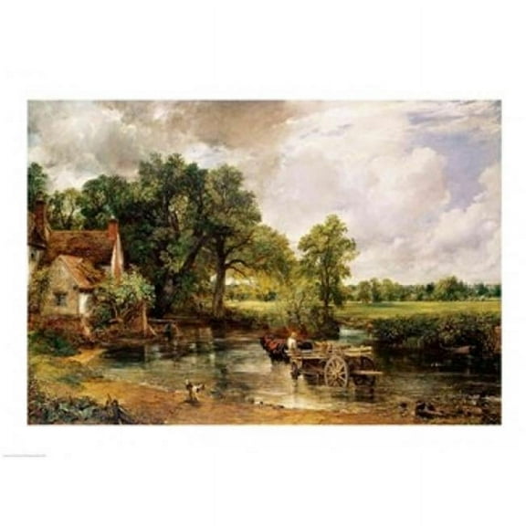 The Hay Wain, 1821 Poster Print by John Constable (24 x 18)