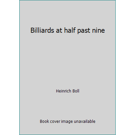 Pre-Owned Billiards at half past nine (Unknown) 045102740X 9780451027405