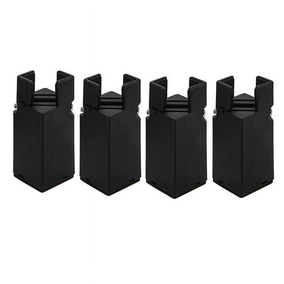 Furniture Risers with Adjustable Screw Clamp,Table Risers Chair Risers Bed Risers 4 Inch,Fit Square/Round Chair Leg