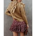 thumbnail image 3 of MURMUREY Womens V Neck Ruffle Knit Button Down Sweater Cardigans Long Sleeve Pullovers Top, 3 of 6