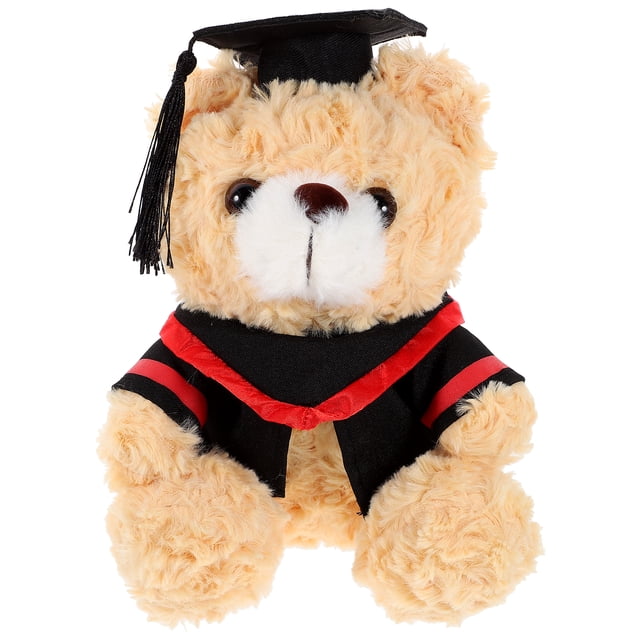 KAKOWELY Muñeco de peluche de oso de graduación, oso de peluche, regalo de graduación, lindo oso de peluche de doctor.