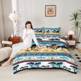 thumbnail image 4 of Castle Fairy Teens Boys Girls Galloping Horse Twin Comforter Sets,Tribal Aztec Bedding Set, 4 of 8