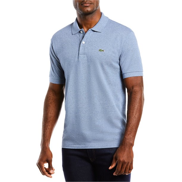 Lacoste Mens Knit Petit Pique Polo Shirt, ltindigo, L