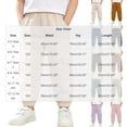 thumbnail image 3 of Qodauz Boys Cargo Sweatpants Lightweight Casual Jogger Baggy Elastic Bottom Athletic Pants with Multi Pockets 3-13 Years 10-11 Years, 3 of 9
