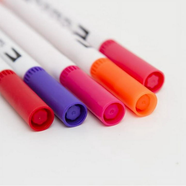 Nylea 15 Pack Dual Tip Brush Marker Pens ArtWerk [OPEN BOX] Colored Brush  Pen [Non-Toxic & Odorless] 0.4 Fineliner Fine Point Markers Set