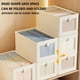 thumbnail image 5 of Caja de almacenamiento de tela con tapa, caja de almacenamiento de tela visible para el hogar, caja de almacenamiento de tela grande con tapa, almacenamiento de ropa, organizador de ventana,, 5 of 7