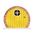 thumbnail image 2 of Xihbxyly Puerta de Gnomo En Miniatura, Escultura de Madera para Jardín, Encantador Porche de Hadas, Decoración de Árbol para Exteriores, Decoración Mágica para El Hogar, Diseño Encantador de Ventana, 2 of 6