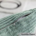 thumbnail image 4 of Spring Pillow Covers 20x20 inch Solid Supersoft Corduroy Stripes Square Throw Pillows for Couch Decor, 50x50cm, 20 x 20 Inch, Iceburg Green, 4 of 7