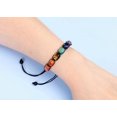 thumbnail image 2 of 7 Chakra Stone Yoga Bracelet Reiki Healing Crystal Natural Gemstone Braided Rope Bracelets for Women Girl, 2 of 4