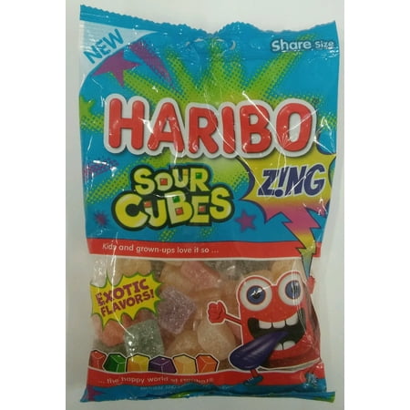 Haribo Sour Cubes, 7.2 Oz.