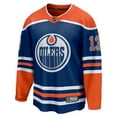 thumbnail image 2 of Men's Fanatics Mattias Janmark Royal Edmonton Oilers Home Breakaway Jersey, 2 of 3