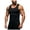 Black, variant on Men's Stringer Tank Tops Cotton Vest Sleeveless Gym Workout Bodybuilding Fitness Muscle T Shirts (Black, S)