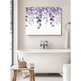 thumbnail image 6 of Purple Teal Botanical Wall Art for Living Room,Canvas Picture Wall Decor for Bathroom Bedroom,Watercolor Spring Eucalyptus Leaves Painting Artwork for Office Kitchen Hallway Dining Room Decor 24"x32", 6 of 8
