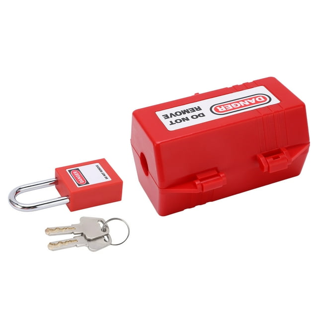 Power Plug Safety Lockout Kit Padlock for Air Conditioner TV Industry Chemistry