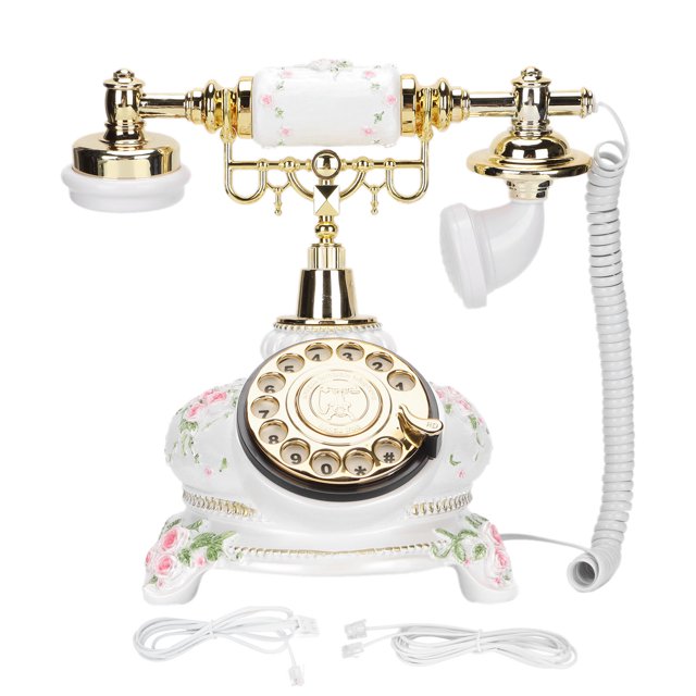 Teléfono Antiguo Retro Teléfonos Rotativos Vintage Teléfono Fijo Rotativo Retro Teléfono Fijo Rotativo Clásico Teléfonos Con Cable Vintage Para Decoración De Hoteles