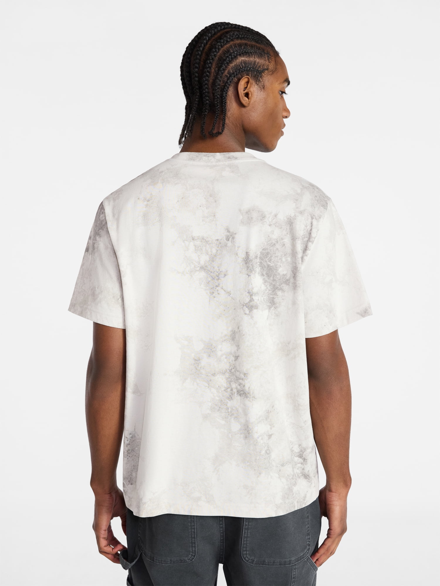 No Boundaries Standard Fit Cotton Tee with Short Sleeves, Men's and Big Men's XS-5XL