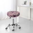 thumbnail image 5 of Traditional Hummingbird Print Round Bar Stool Seat Covers, Elastic Round Chair Cover Stool Seat Slipcover Bar Stool Cushions Round Pad for 12-14 inch, 5 of 5