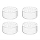 thumbnail image 1 of Paquete de 4 Jarrones de Flores de Acrílico Redondos, Jarrones Transparentes, Jarrones de Flores para Centros de Mesa, Jarrones Bajos Florales para Recepción de Mesa de Comedor, 1 of 5
