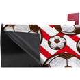 thumbnail image 3 of Coolnut Mailbox Cover Football On Red Waves Post Mail Box Cover Magnetic Mail Wraps Cover Oversize 25.4" L x 20.78" W, 3 of 5