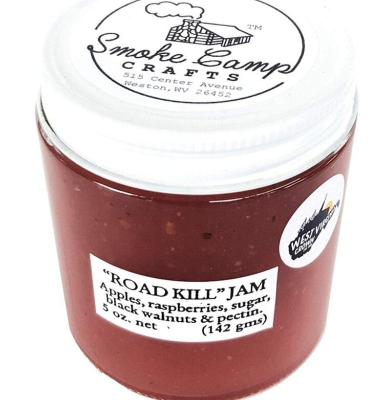 Road Kill Jam, 5 oz Craft, Gourmet, Unusual Jams & Jellies Made in West Virginia, USA