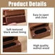 thumbnail image 4 of Caja de madera marrón para anillos de boda, tamaño bolsillo, ideal para ceremonias, compromisos y propuestas., 4 of 9