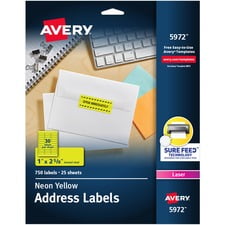 Avery AVE05972 Étiquette Polyvalente