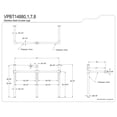 thumbnail image 2 of Fauceture VPBT14881 Stainless Steel Console Wall Mount Sink Legs, Polished Chrome, 2 of 4
