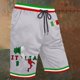 thumbnail image 3 of WILLBEST Pantalón Deportivo Corto para Hombre, Casual, para Uso Diario, Versátil y Elegante, para Relajarse y Salir, Ligero y Cómodo, Diseño de Estampado Moderno para Verano., 3 of 4