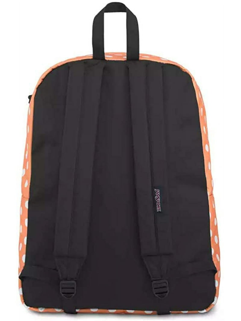Arena Women\'s Polka Dot Backpack - Black, White, Orange Big Polka Dot Backpack, Full-size With Water Bottle Pocket  main image 4