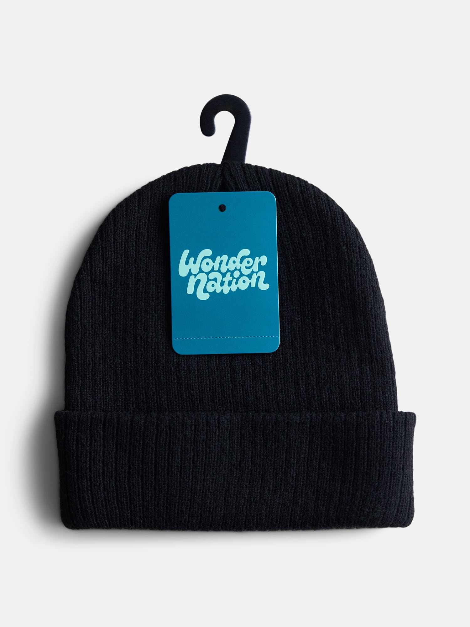 Wonder Nation Kids' Ribbed Beanie Hat