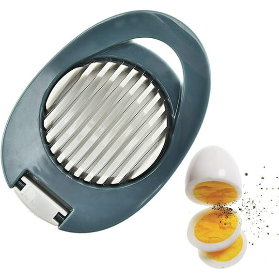 Dengjunhu Egg Slicer for Hard Boiled Eggs Cutter with Stainless Steel Wire Dishwasher Safe