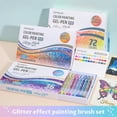 thumbnail image 3 of Glitter Gel Pens for Adult Coloring, 24/36/54/72 Colors Special Shining Multi Glitter Gel Pens Colored Set for Drawing, Doodling, Journaling & Creative Art Supplies, 3 of 11