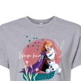thumbnail image 3 of Disney Frozen 2 - Warms Hugs With Olaf - Juniors Cropped Cotton Blend T-Shirt, 3 of 5