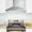 silver, variant on 30 inch Wall Mount Range Hood 450 CFM with Ducted/Ductless Convertible Duct Stainless Steel Chimney-Style Over Stove Vent Hood with LED Light 3 Speed Exhaust Fan Black Hood Vents for Kitchen