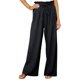 thumbnail image 1 of Sunloudy Pantalones casuales de pierna ancha para mujer, pantalones sueltos de longitud completa de cintura media atados de color sólido para damas, S / M / L / XL / XXL Sunloudy  S M L XL XXL, 1 of 7