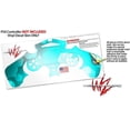 thumbnail image 3 of Skin for Sony PS4 Dualshock Controller PlayStation 4 Original Slim and Pro Bokeh Hex Neon Teal (CONTROLLER NOT INCLUDED), 3 of 3
