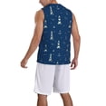 thumbnail image 2 of Sikiie Lighthouses and Anchors Basketball Jersey Reversible Men's Mesh Athletic Sports Shirts Training Practice S-4XLMedium, 2 of 6