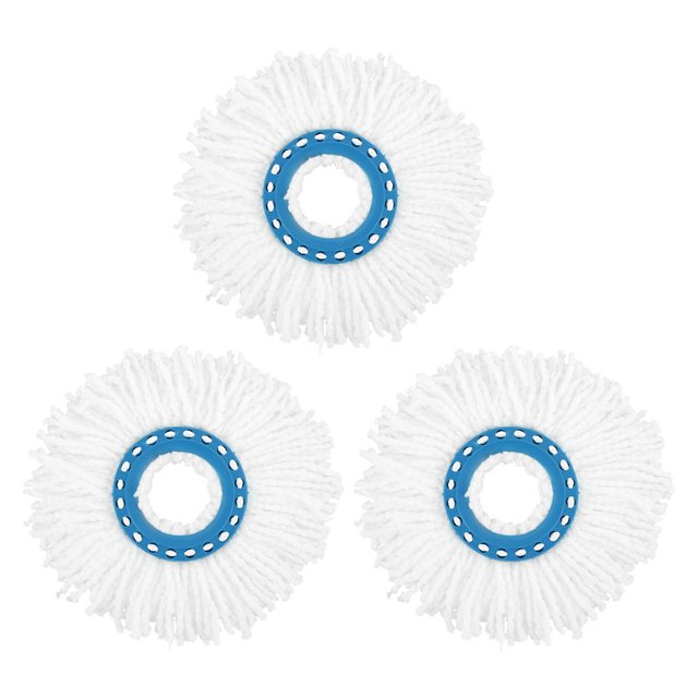 Muyoka 360 ° Spin Microfiber Clean Twist Disc Fregona Cabeza Reemplazo Paño Limpieza Almohadilla Limpiador para el hogar Muyoka Hogar