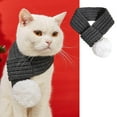 thumbnail image 3 of Christmas Pet Scarf Red Funny Acrylic Multiple Sizes Machine Washable, 3 of 3