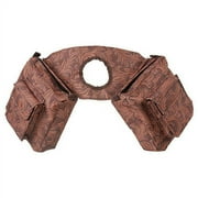 Tough1 Printed Horn Bag Brown Tooled