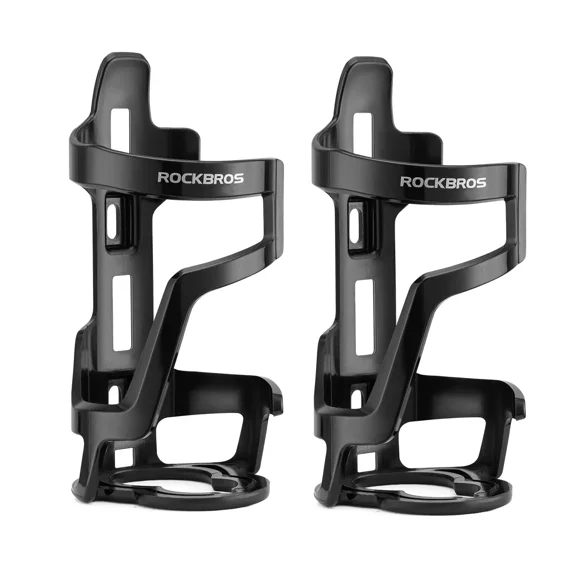ROCKBROS Water Bottle Cage Bike Bottle Holder Universal Stable Lightweight 2PCS