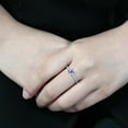 thumbnail image 4 of Stainless Steel Ring Epoxy Jet DA311 for Women Jet Stone Color Style No Size 10, 4 of 4
