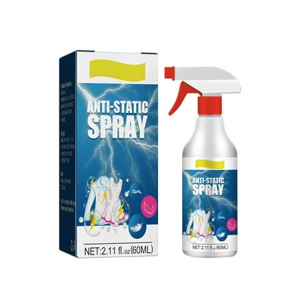 

Home Decor Antistatic Spray Household Clothes Cotton Quilt Antistatic Lasting Hair Antistatic Spray 60Ml/2.1Fl Oz Blue